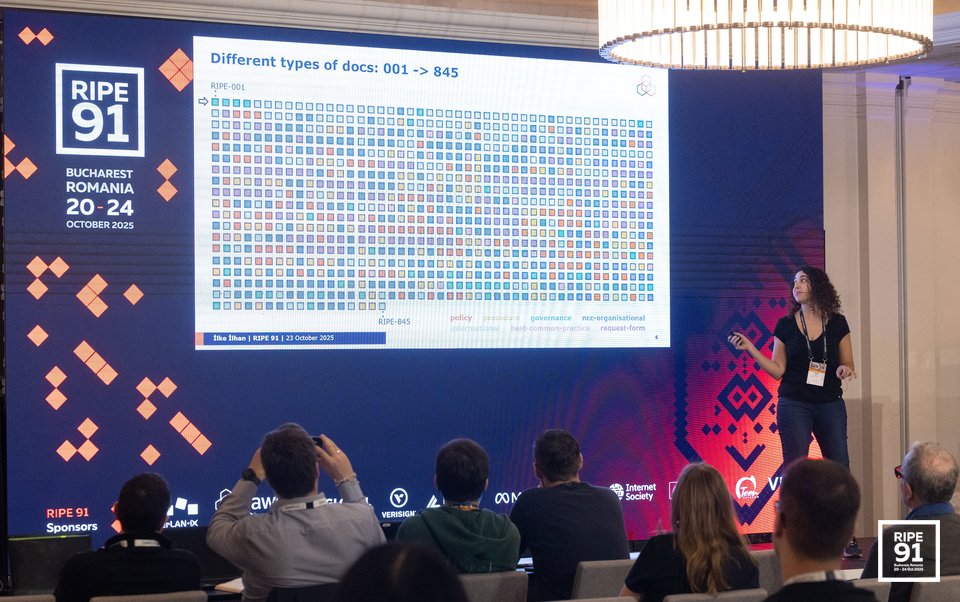 Photo taken from the RIPE 91 meeting