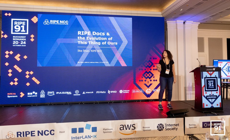 Photo taken from the RIPE 91 meeting