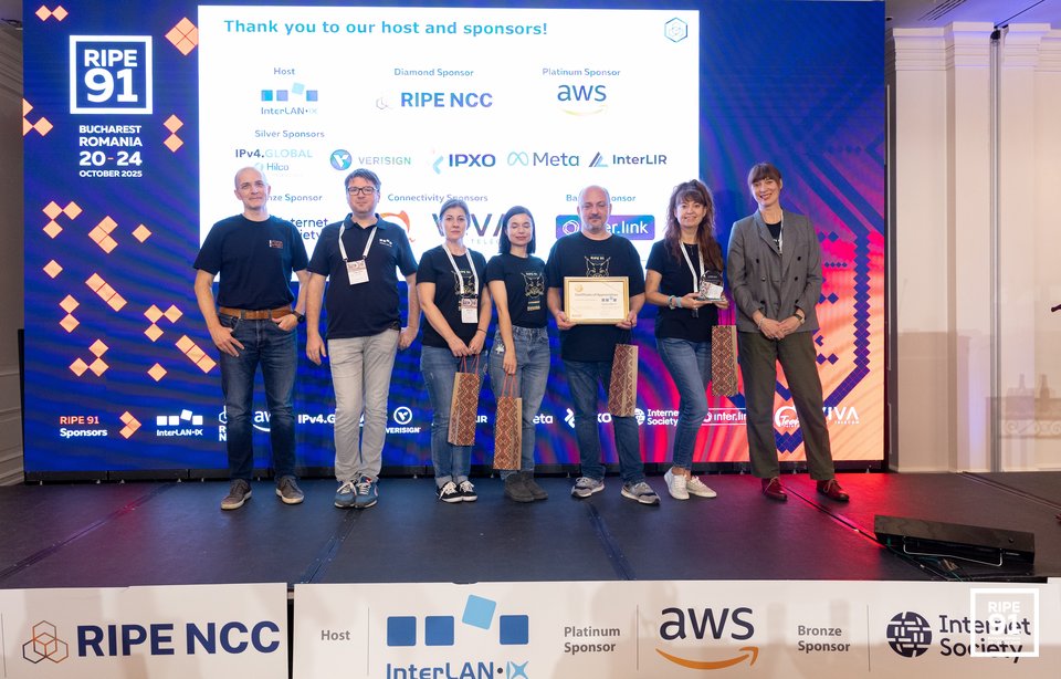 Photo taken from the RIPE 91 meeting