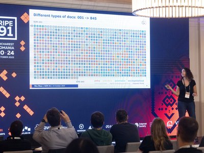 Photo taken from the RIPE 91 meeting