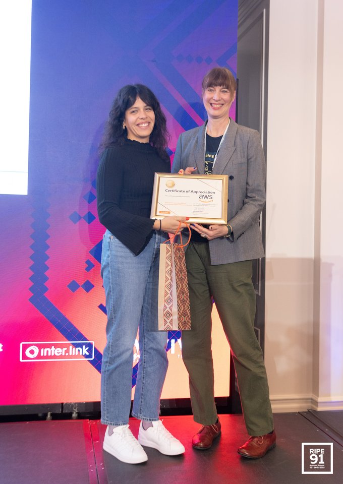 Photo taken from the RIPE 91 meeting