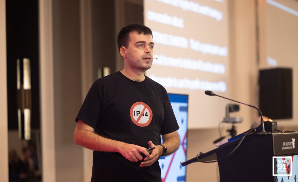 Photo taken from the RIPE 91 meeting