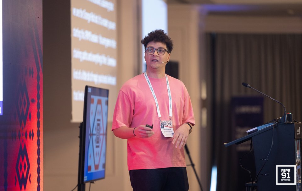 Photo taken from the RIPE 91 meeting