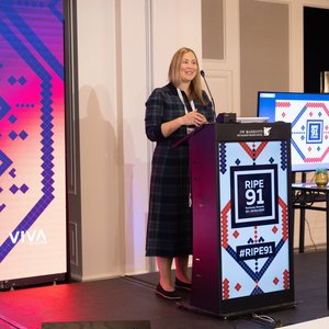 Photo taken from the RIPE 91 meeting