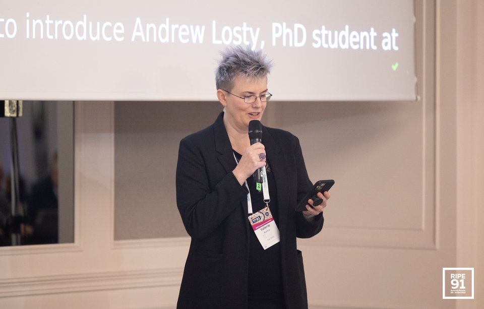 Photo taken from the RIPE 91 meeting