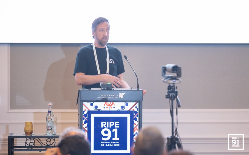 Photo taken from the RIPE 91 meeting