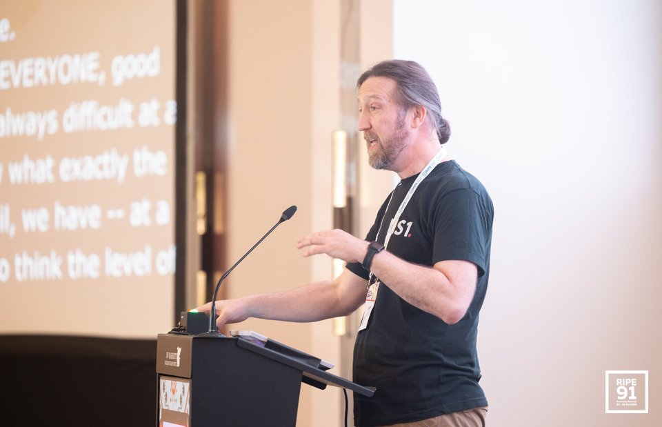 Photo taken from the RIPE 91 meeting