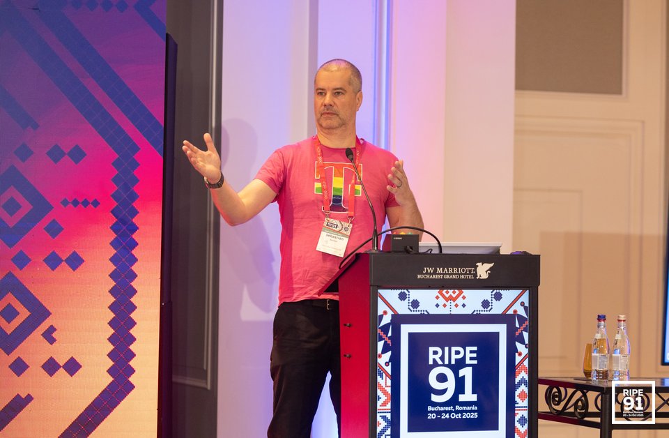 Photo taken from the RIPE 91 meeting