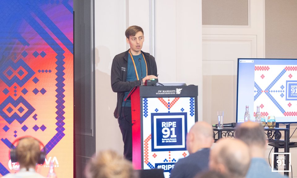 Photo taken from the RIPE 91 meeting