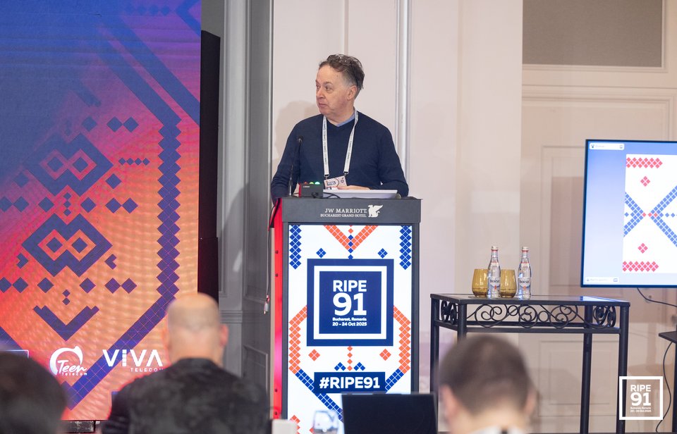 Photo taken from the RIPE 91 meeting