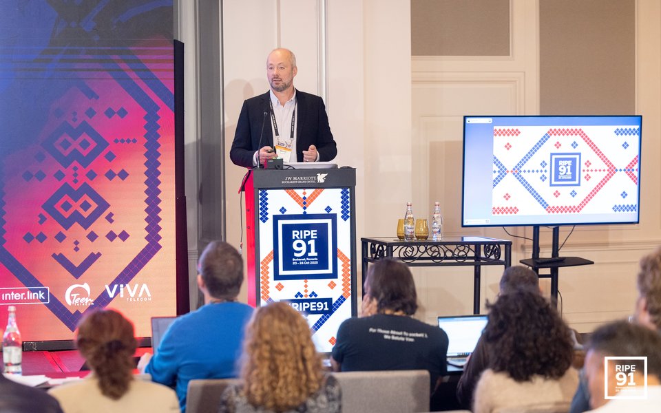 Photo taken from the RIPE 91 meeting