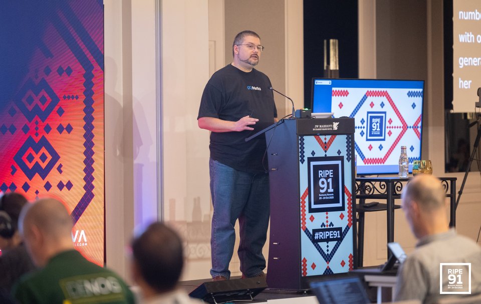 Photo taken from the RIPE 91 meeting