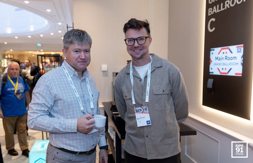 Photo taken from the RIPE 91 meeting