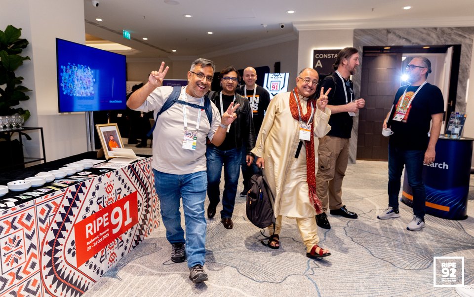 Photo taken from the RIPE 91 meeting