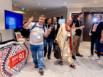 Photo taken from the RIPE 91 meeting