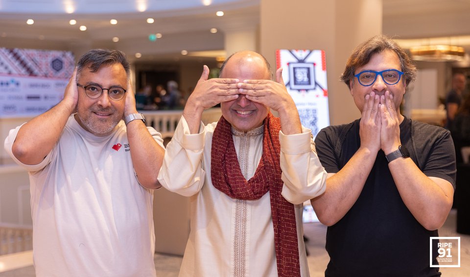 Photo taken from the RIPE 91 meeting