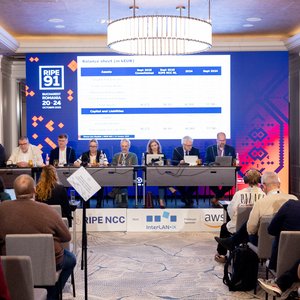 Photo taken from the RIPE 91 meeting