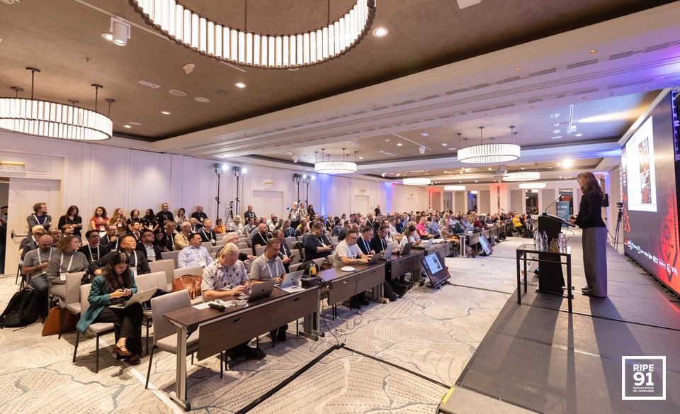 Photo taken from the RIPE 91 meeting