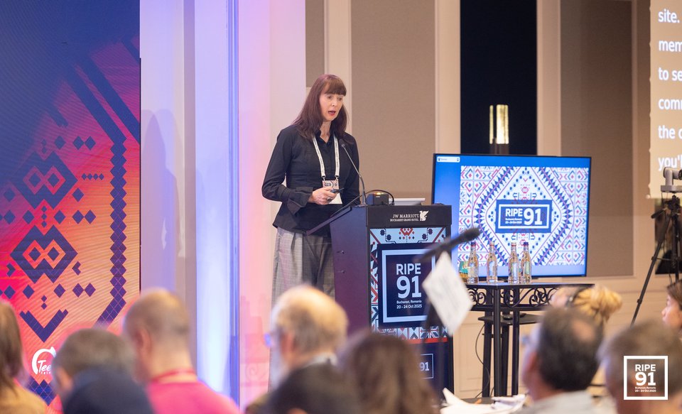 Photo taken from the RIPE 91 meeting