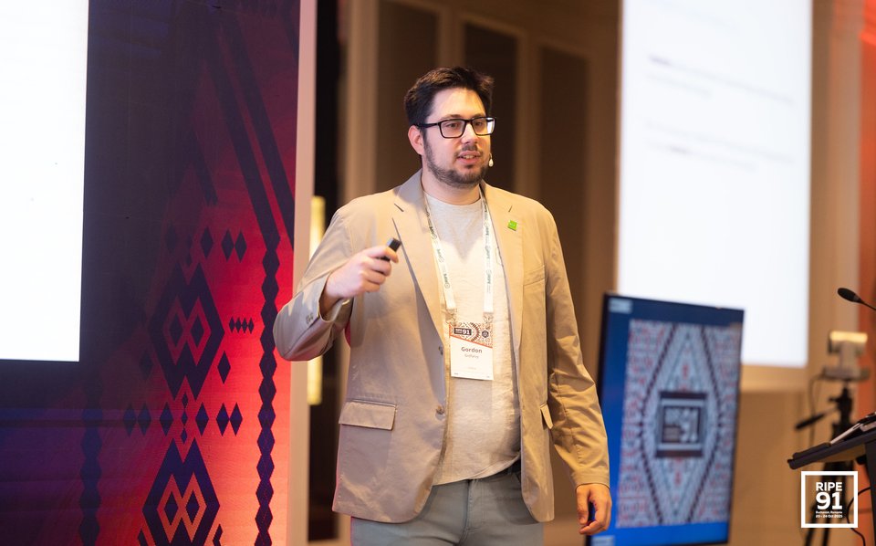 Photo taken from the RIPE 91 meeting