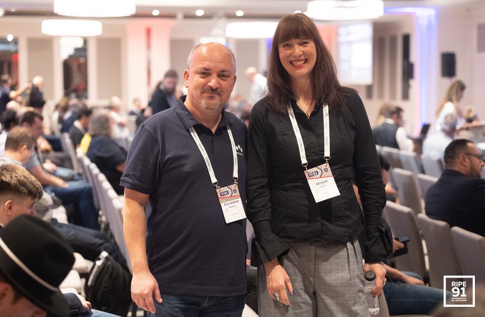 Photo taken from the RIPE 91 meeting