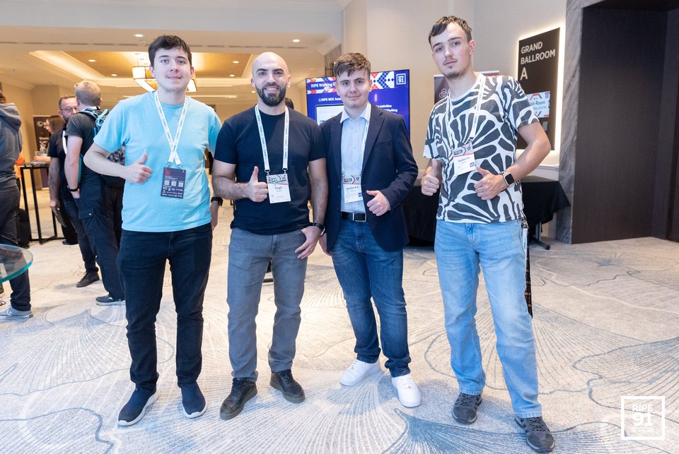 Photo taken from the RIPE 91 meeting